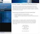 Tablet Screenshot of mosaiccapital.com